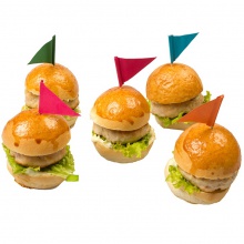 Mini burgermaizīšu komplekts