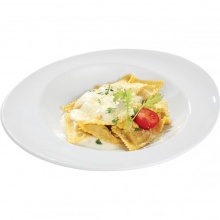 150 / Ravioli ar vistas gaļas pildījumu krēmīgā mozzarellas mērcē  