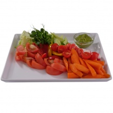 Fresh vegetable plate